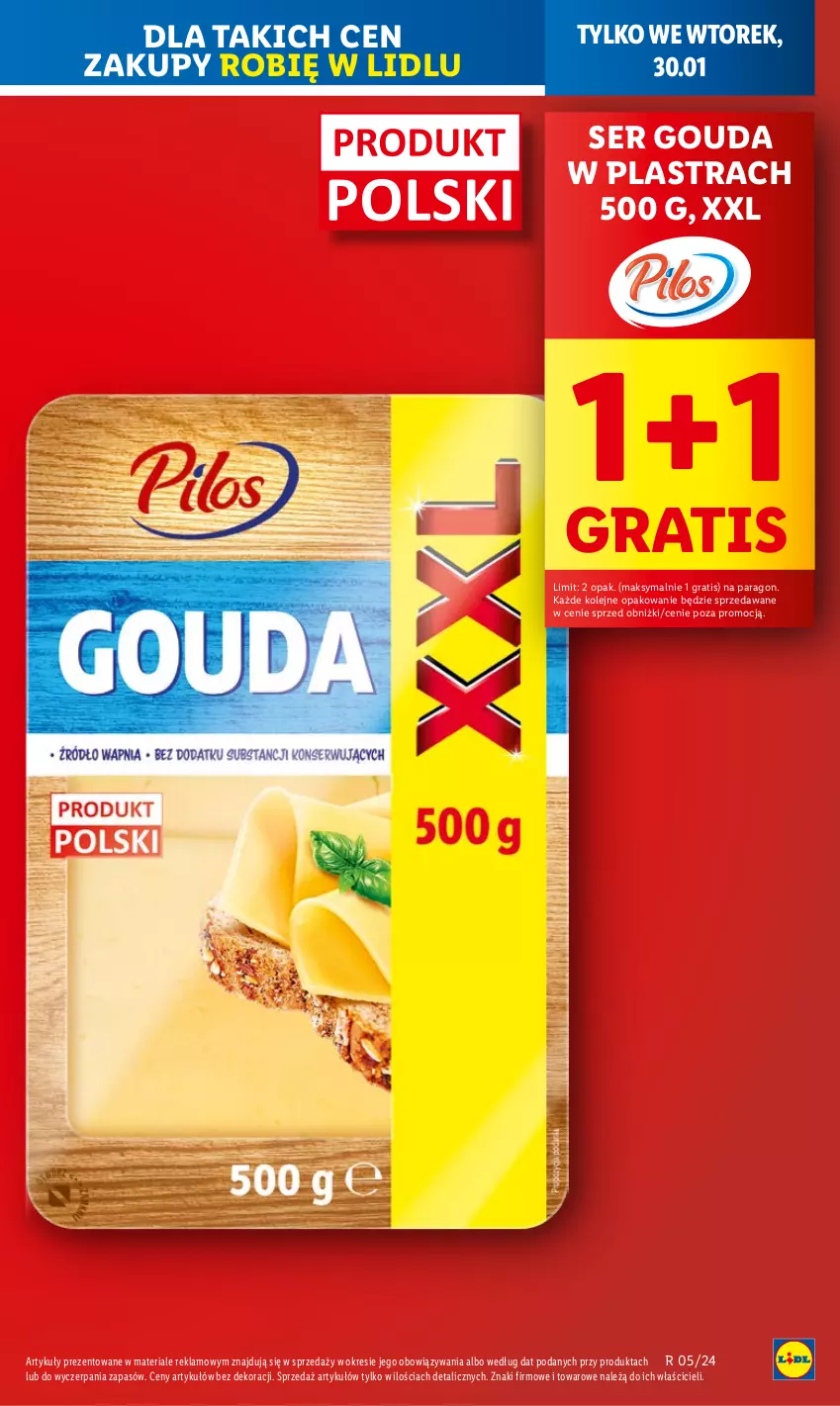 Gazetka promocyjna Lidl - GAZETKA - ważna 29.01 do 31.01.2024 - strona 7 - produkty: Gouda, Gra, Olej, Ser