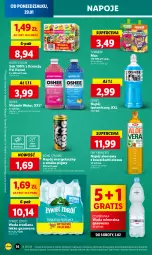 Gazetka promocyjna Lidl - GAZETKA - Gazetka - ważna od 31.01 do 31.01.2024 - strona 48 - produkty: Sok, Mus, Gin, Gra, Napój energetyczny, Kawa, Napoje, LANA, Leon, Napój izotoniczny, Tymbark, Oshee, Woda mineralna, Woda, Mango, Napój, Cisowianka, Psi Patrol, Magnez, Hortex, Fa