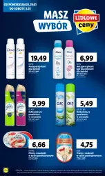 Gazetka promocyjna Lidl - GAZETKA - Gazetka - ważna od 31.01 do 31.01.2024 - strona 52 - produkty: Sos, Gra, Dezodorant, Dove, Odświeżacz powietrza, Graal, Antyperspirant
