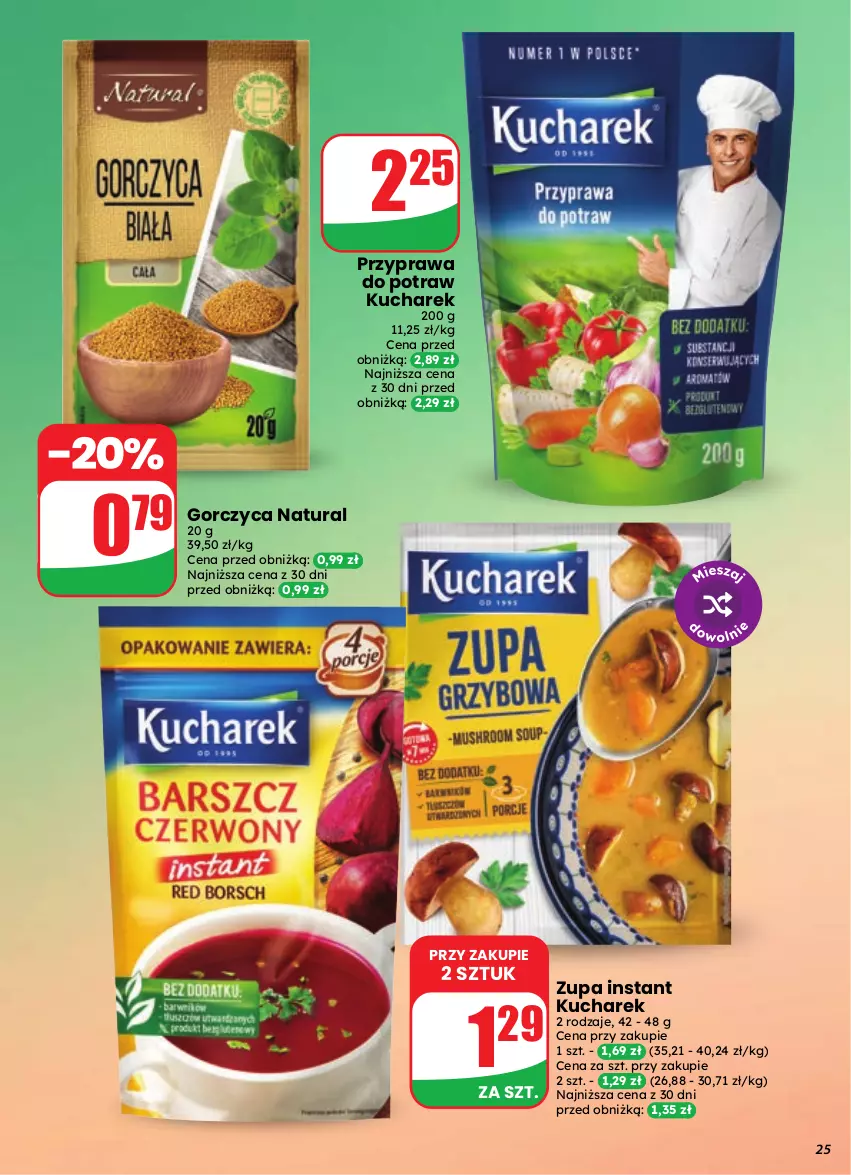 Gazetka promocyjna Dino - Gazetka 35 / 2026 - ważna 26.08 do 01.09.2026 - strona 25 - produkty: Kucharek, Przyprawa do potraw, Zupa