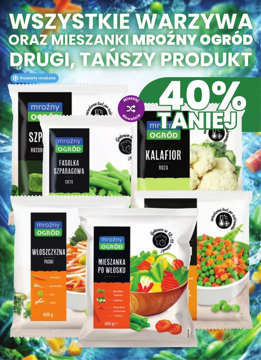 Gazetka promocyjna Dino - Gazetka 35 / 2026 - ważna 26.08 do 01.09.2026 - strona 31 - produkty: Ogród, Produkty mrożone, Warzywa