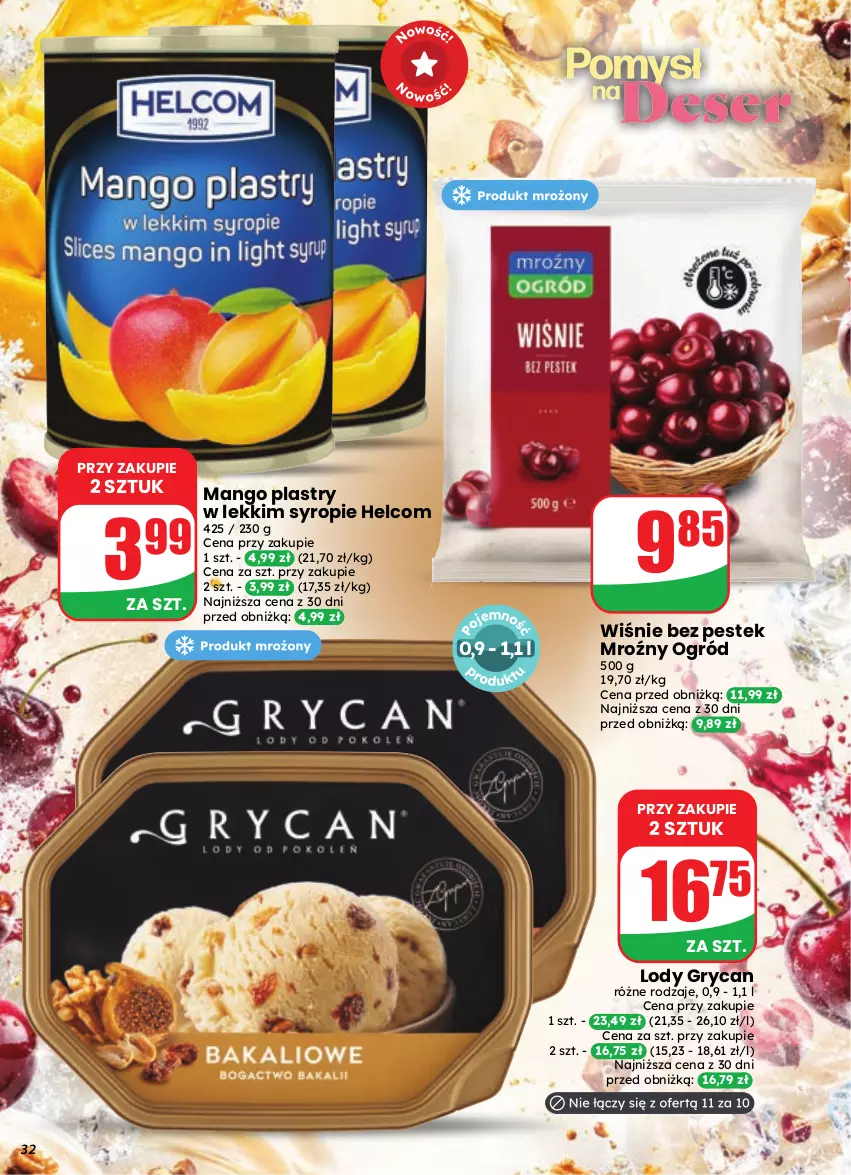 Gazetka promocyjna Dino - Gazetka 35 / 2026 - ważna 26.08 do 01.09.2026 - strona 32 - produkty: Gry, HELCOM, Lody, Mango, Ogród, Stek, Syrop