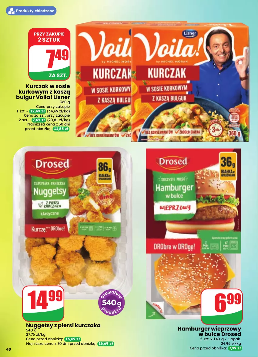 Gazetka promocyjna Dino - Gazetka 35 / 2026 - ważna 26.08 do 01.09.2026 - strona 48 - produkty: Bulgur, Burger, Hamburger, Kurczak, LG, Lisner, Sos