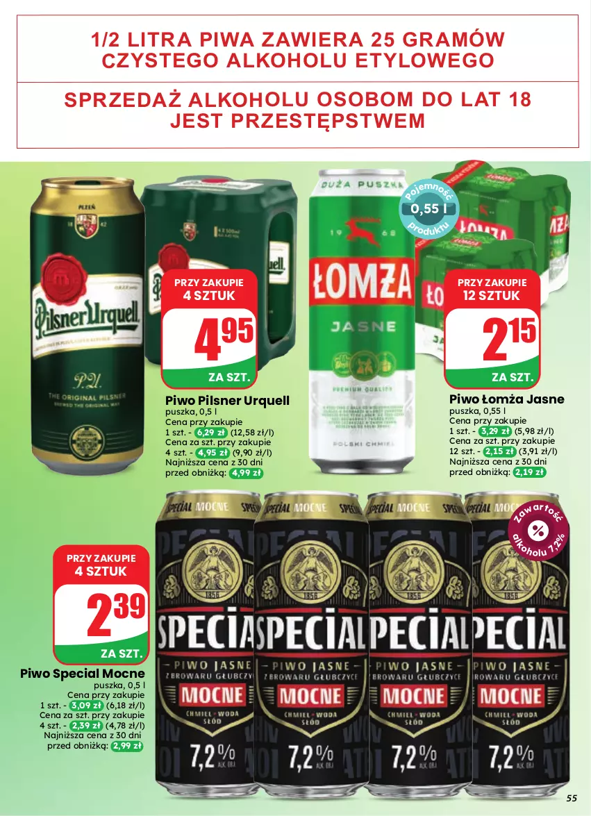 Gazetka promocyjna Dino - Gazetka 35 / 2026 - ważna 26.08 do 01.09.2026 - strona 55 - produkty: Gra, Pilsner Urquell, Piwa, Piwo