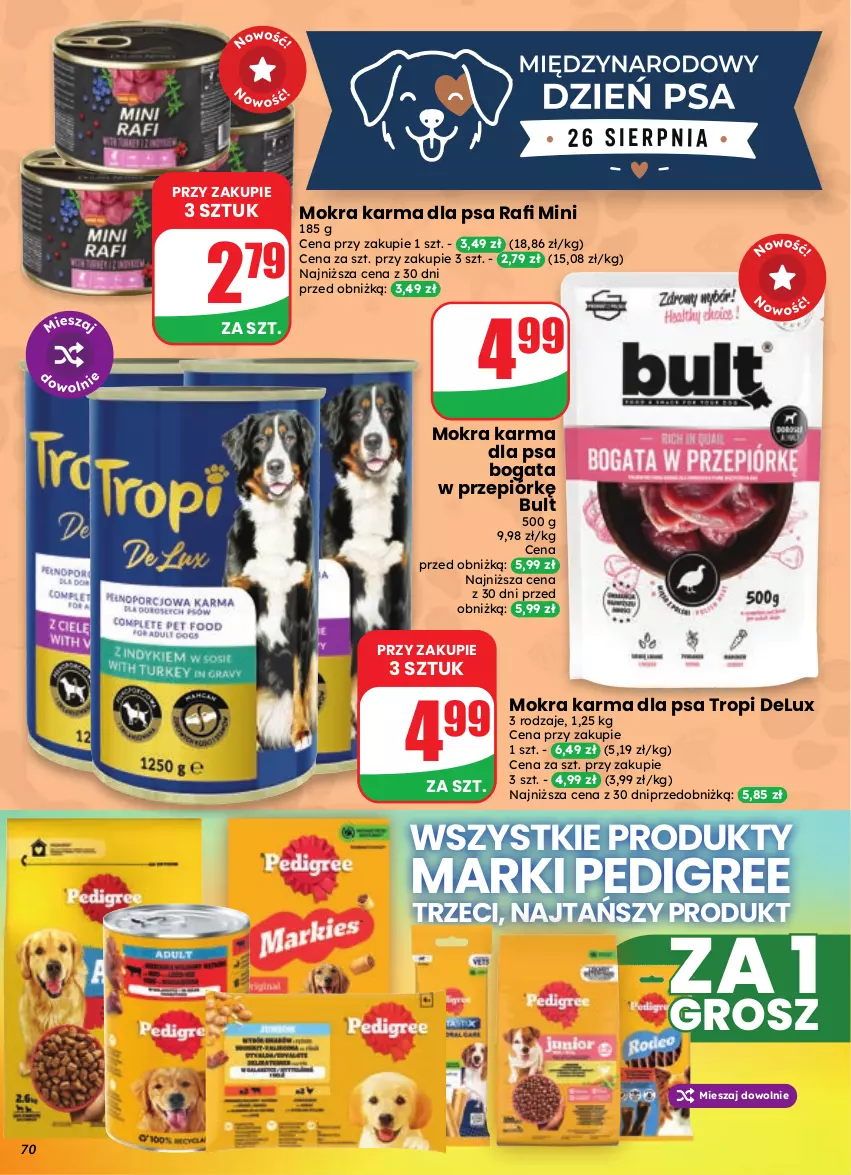 Gazetka promocyjna Dino - Gazetka 35 / 2026 - ważna 26.08 do 01.09.2026 - strona 70 - produkty: Mokra karma, Pedigree
