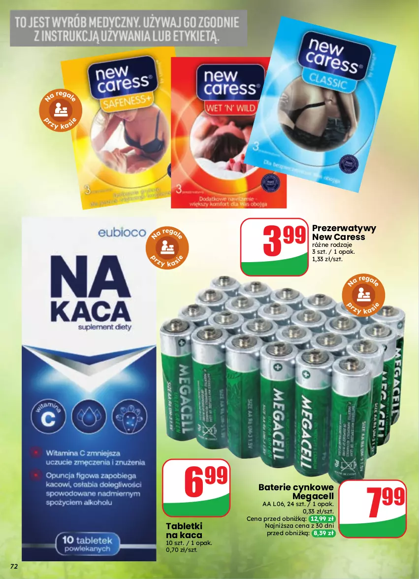 Gazetka promocyjna Dino - Gazetka 35 / 2026 - ważna 26.08 do 01.09.2026 - strona 72 - produkty: Cynk, Prezerwatyw, Tablet