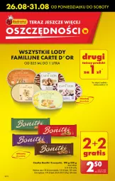 Gazetka promocyjna Biedronka - Od poniedzialku - Gazetka - ważna od 31.08 do 31.08.2024 - strona 12 - produkty: Ciastka, Bonitki, Tera, Lody, Fa
