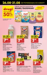 Gazetka promocyjna Biedronka - Od poniedzialku - Gazetka - ważna od 31.08 do 31.08.2024 - strona 50 - produkty: Ciastka, Top, Gra, Kamyki arachidowe, Grissini, Chipsy, Chia, Tortilla, Chrupki, Popcorn, Baton, Chleb