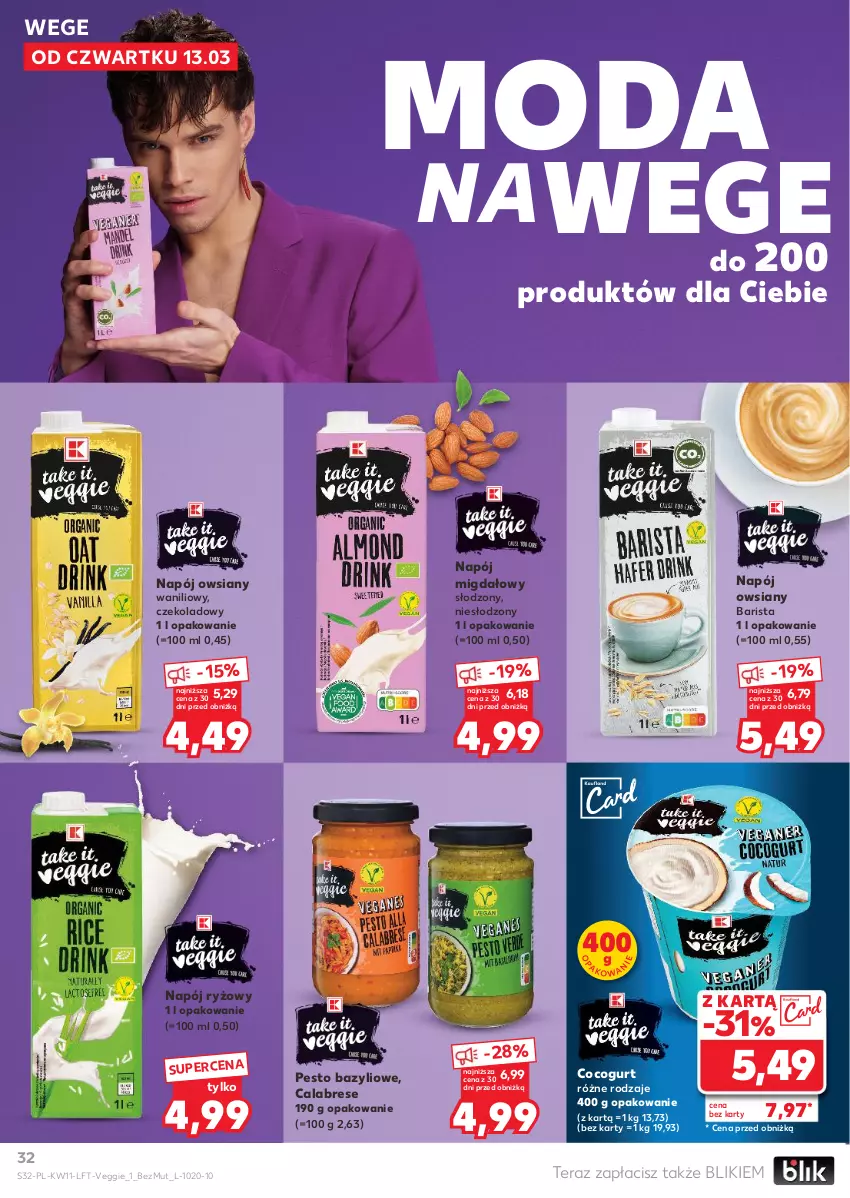 Gazetka promocyjna Kaufland - Gazetka tygodnia - ważna 13.03 do 19.03.2025 - strona 32 - produkty: Bazyl, Moda, Napój, Pesto, Ryż, Tera