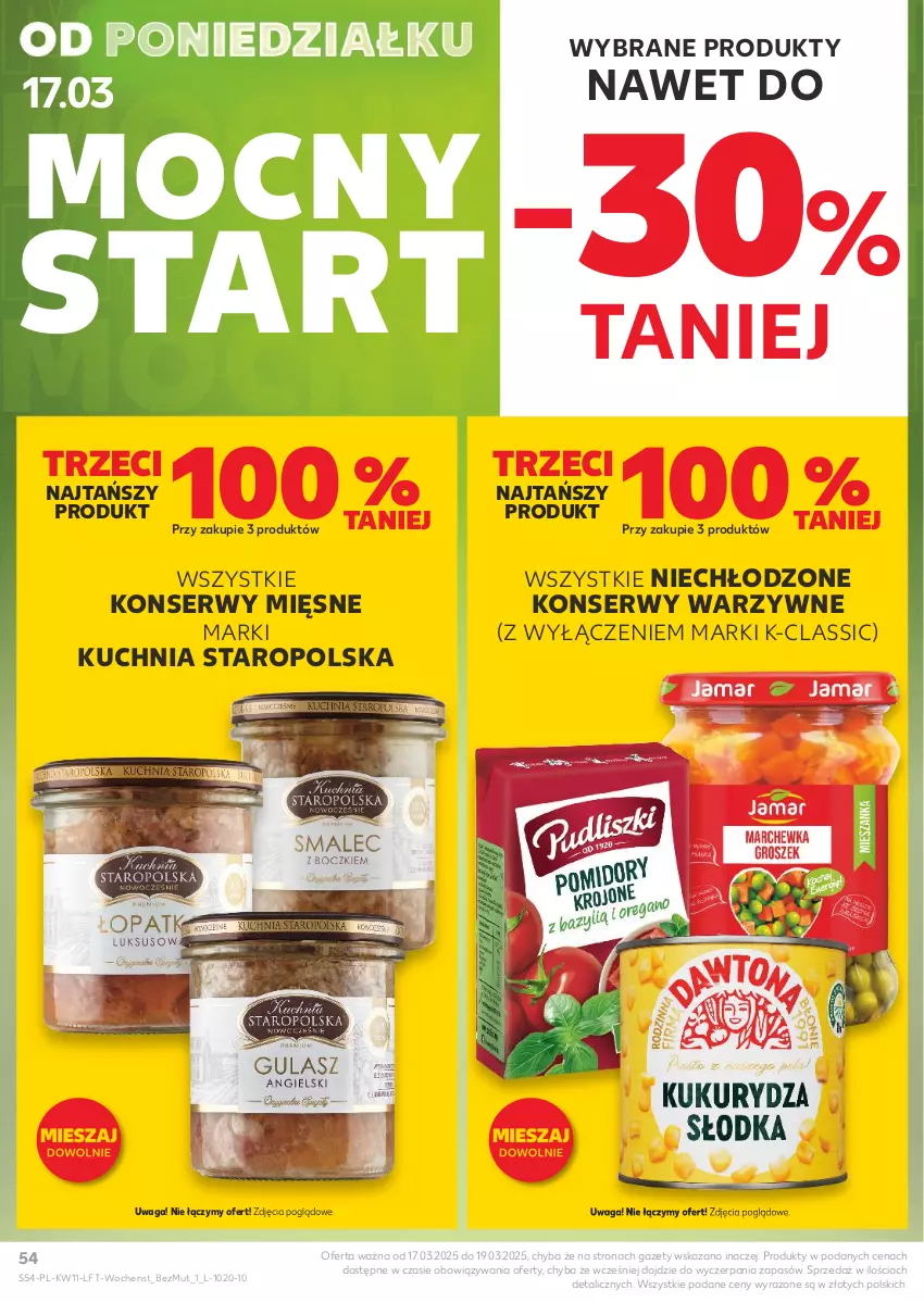 Gazetka promocyjna Kaufland - Gazetka tygodnia - ważna 13.03 do 19.03.2025 - strona 54 - produkty: Kuchnia, Kuchnia Staropolska, Ser, Waga