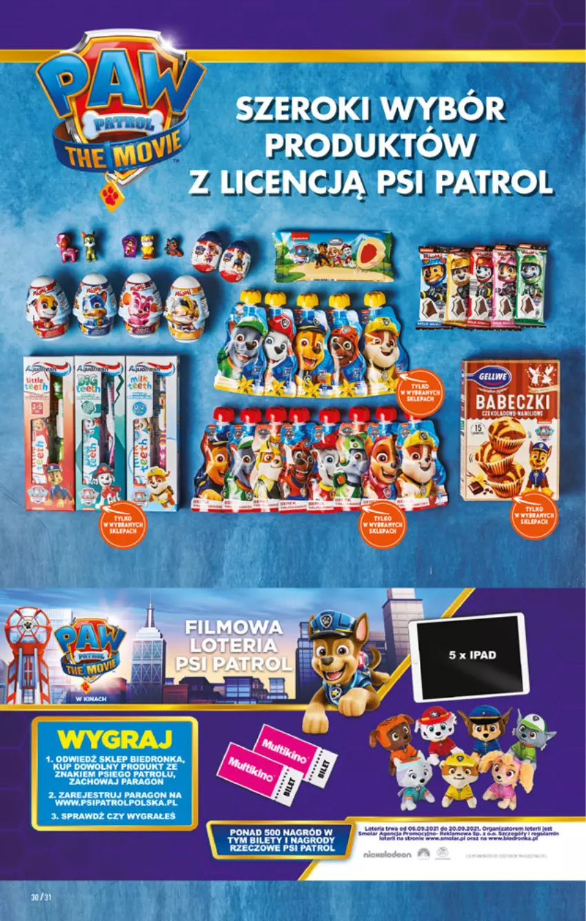 Gazetka promocyjna Biedronka - W tym tygodniu - ważna 06.09 do 11.09.2021 - strona 30 - produkty: Fa, Gra, LG, Psi Patrol