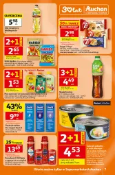 Gazetka promocyjna Auchan - 30 Lat Supermarket - Gazetka - ważna od 10.06 do 10.06.2026 - strona 7 - produkty: Mus, Old Spice, Dezodorant, Pasta do zębów, 7 Days, Rogal, Olej rzepakowy, Haribo, Napój, Olej