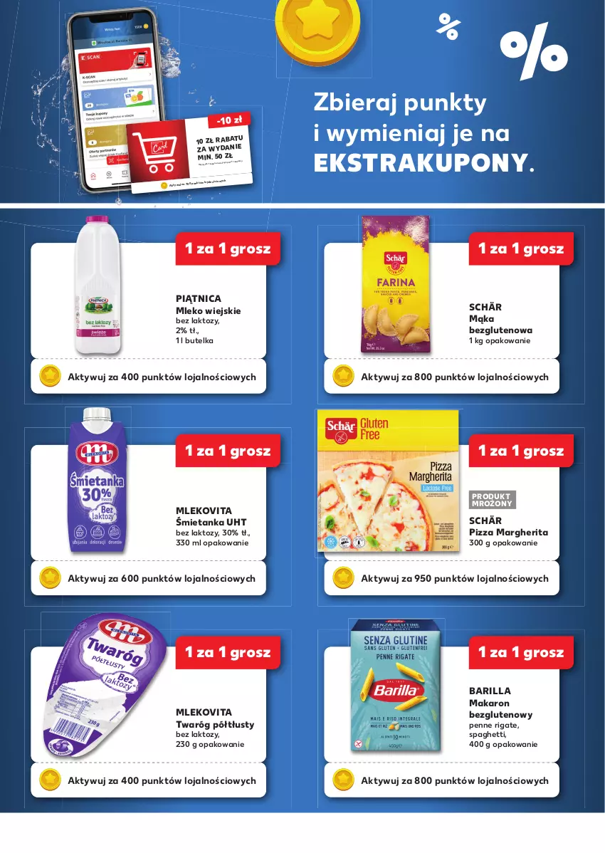 Gazetka promocyjna Kaufland - Kaufland - ważna 16.01 do 29.01.2025 - strona 4 - produkty: Barilla, Kosz, Mąka, Makaron, Mleko, Mlekovita, Penne, Piątnica, Pizza, Pizza margherita, Spaghetti, Tran, Twaróg, Twaróg półtłusty