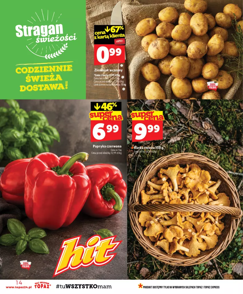 Gazetka promocyjna Topaz - Gazetka - ważna 06.08 do 12.08.2026 - strona 14 - produkty: Top