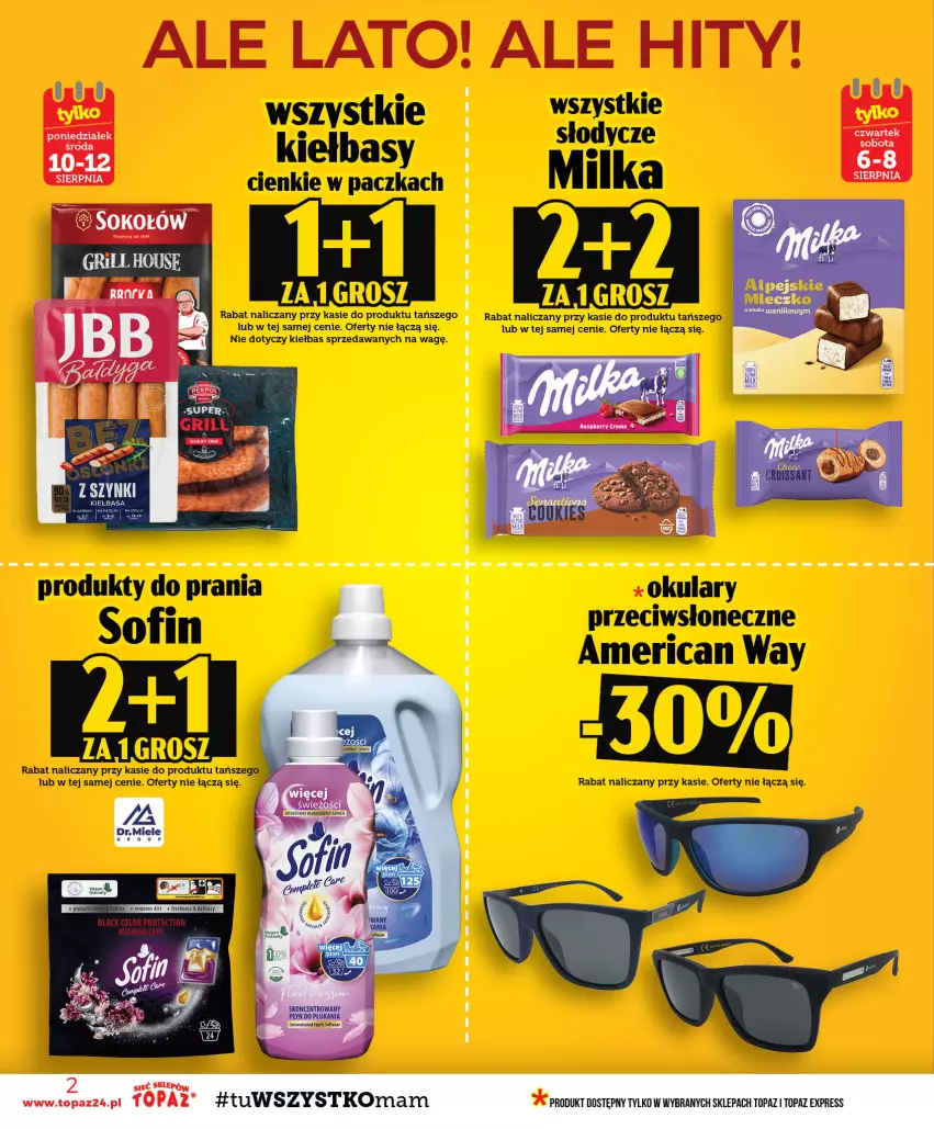 Gazetka promocyjna Topaz - Gazetka - ważna 06.08 do 12.08.2026 - strona 2 - produkty: Top