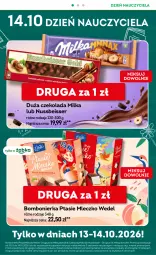 Gazetka promocyjna Żabka - gazetka-promocyjna-41-42-2026 - Gazetka - ważna od 20.10 do 20.10.2026 - strona 14 - produkty: Ser, Por, Mleczko, Czekolada, Ptasie mleczko, Milka