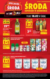 Gazetka promocyjna Biedronka - Specjalna Środa - Gazetka - ważna od 18.02 do 18.02.2026 - strona 2 - produkty: Por, Gra, O nas, Oliwa z oliwek, Monini, Karmi, Mleko, Oliwa
