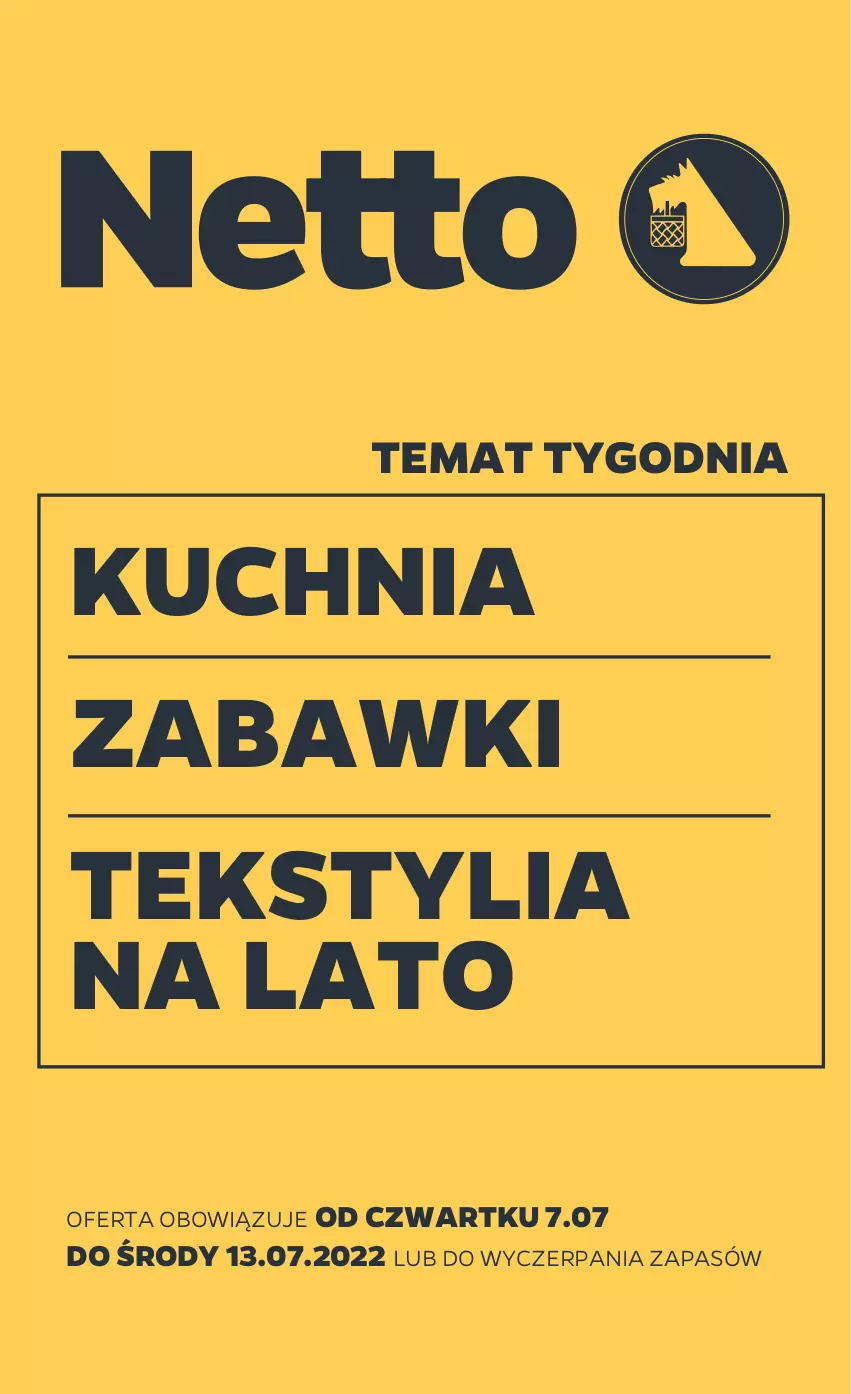 Gazetka promocyjna Netto - Akcesoria i dodatki - ważna 07.07 do 13.07.2022 - strona 1 - produkty: Kuchnia