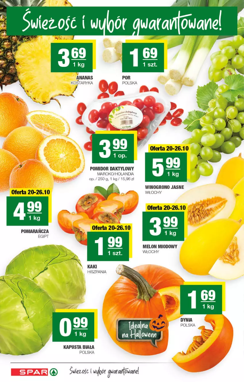 Gazetka promocyjna Spar - ważna 17.10 do 27.10.2021 - strona 2 - produkty: Ananas, Melon, Wino