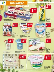 Gazetka promocyjna Lewiatan - Gazetka - ważna od 30.03 do 30.03.2024 - strona 15 - produkty: Jogurt naturalny, Ser, Danone, Twaróg, Jaja, Jogurt, Serek, Bakoma, Danio, Napój