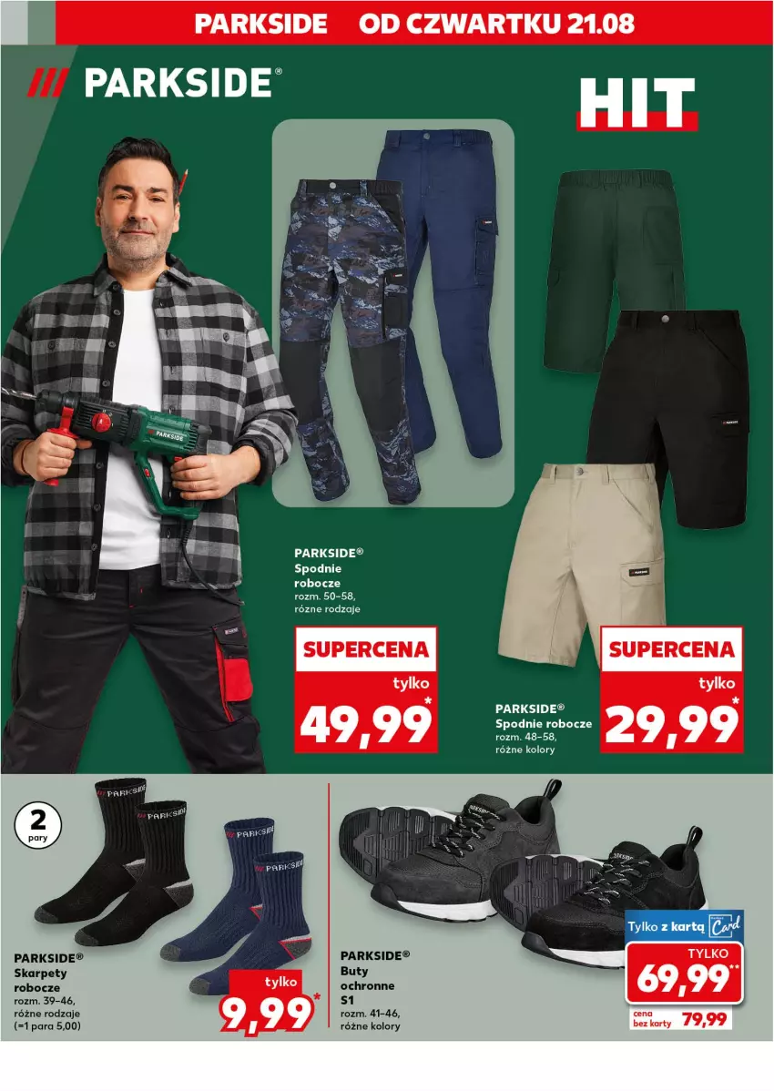 Gazetka promocyjna Kaufland - Kaufland - ważna 21.08 do 27.08.2025 - strona 6 - produkty: Parkside, Spodnie