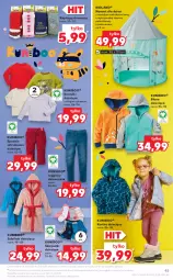 Gazetka promocyjna Kaufland - OFERTA TYGODNIA - Gazetka - ważna od 27.01 do 27.01.2021 - strona 45 - produkty: Top, Gin, Gra, Namiot, Spodnie sztruksowe, Kurtka, Karp, Kosz, Rajstopy, Skarpetki, Szlafrok, Dzieci, Spodnie, Bluza, Kurtka dziecięca