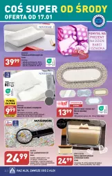 Gazetka promocyjna Aldi - Pełna oferta - Gazetka - ważna od 20.01 do 20.01.2024 - strona 26 - produkty: Top, Gin, Stojak, Wełna, Bieżnik, Bateria, Poduszka, Fa
