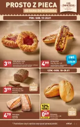 Gazetka promocyjna Aldi - Pełna oferta - Gazetka - ważna od 20.01 do 20.01.2024 - strona 5 - produkty: Piec, Mus, Hot dog, Chleb, Bułka