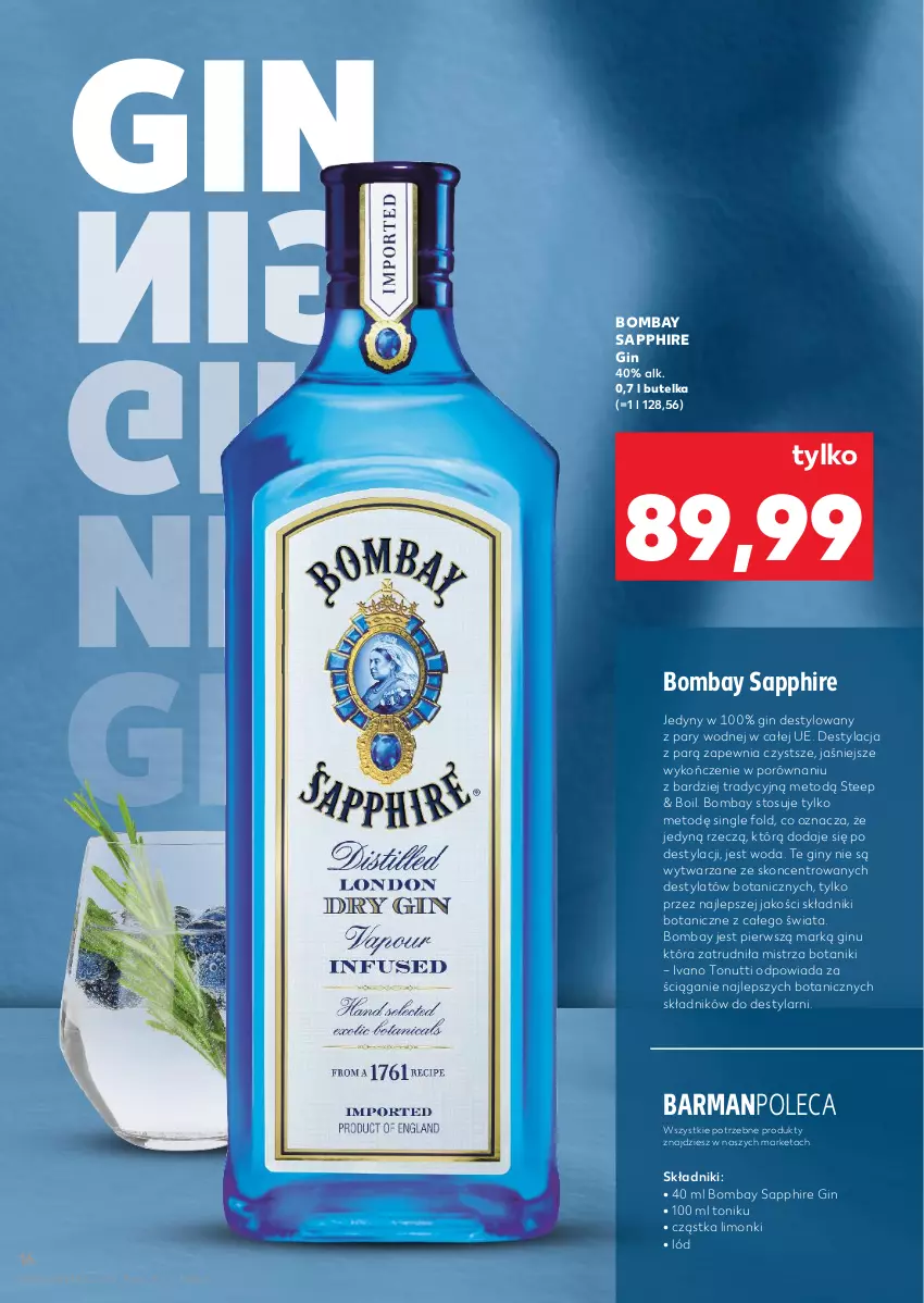 Gazetka promocyjna Kaufland - Barek Kauflandu - ważna 18.09 do 01.10.2025 - strona 16 - produkty: Gin, Por, Tonik, Woda