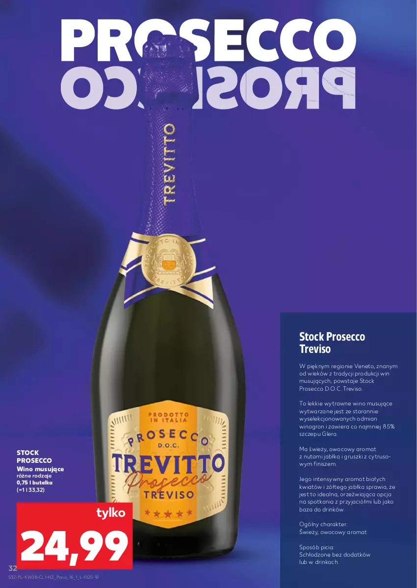 Gazetka promocyjna Kaufland - Barek Kauflandu - ważna 18.09 do 01.10.2025 - strona 32 - produkty: Gruszki, Inka, Jabłka, Mus, Prosecco, Stock, Wino, Wino musujące