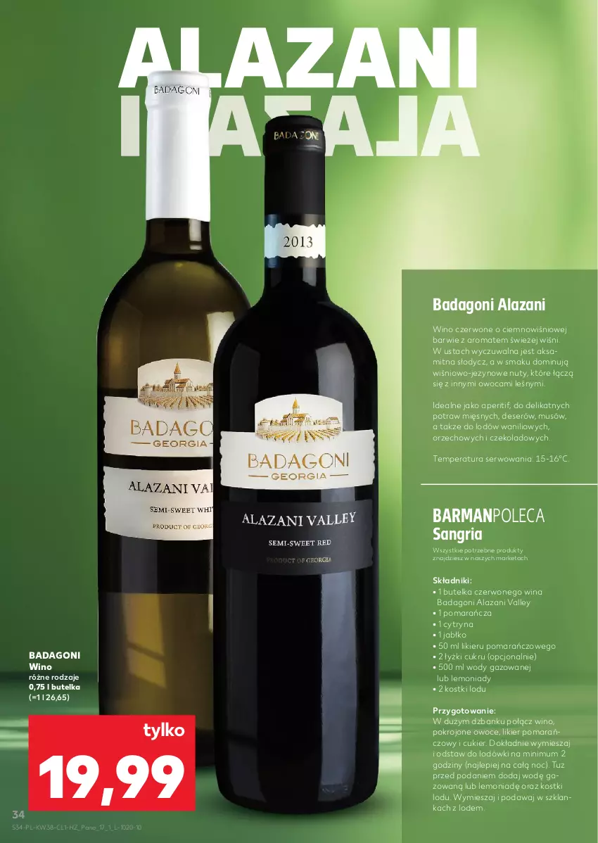 Gazetka promocyjna Kaufland - Barek Kauflandu - ważna 18.09 do 01.10.2025 - strona 34 - produkty: Aksam, Cukier, Deser, Likier, Mus, Nuty, Owoce, Ser, Szklanka, Wino, Wino czerwone