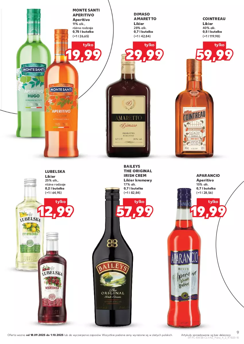 Gazetka promocyjna Kaufland - Barek Kauflandu - ważna 18.09 do 01.10.2025 - strona 9 - produkty: Gin, Likier, Monte, Monte Santi