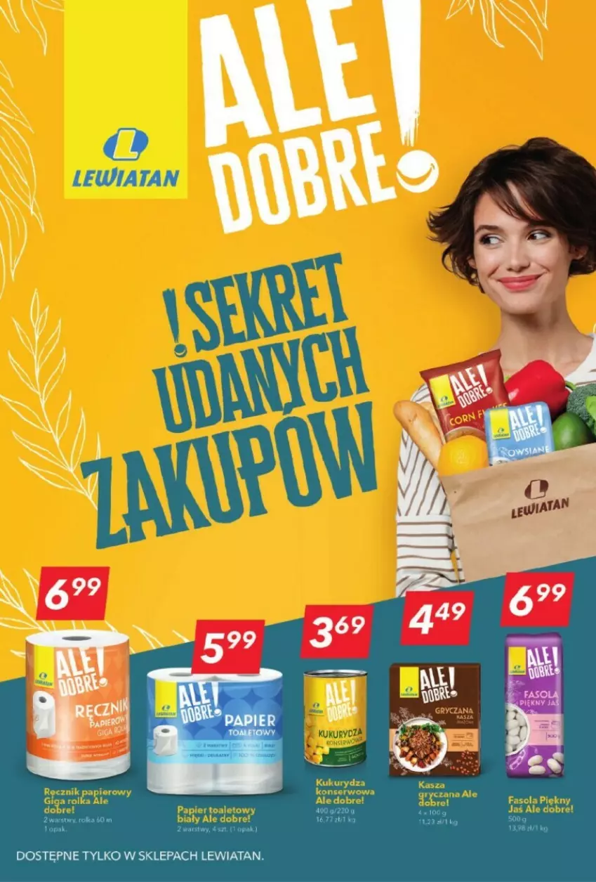 Gazetka promocyjna Lewiatan - ważna 12.10 do 18.10.2023 - strona 6 - produkty: Fa, Fasola, Papier, Ręcznik, Ser