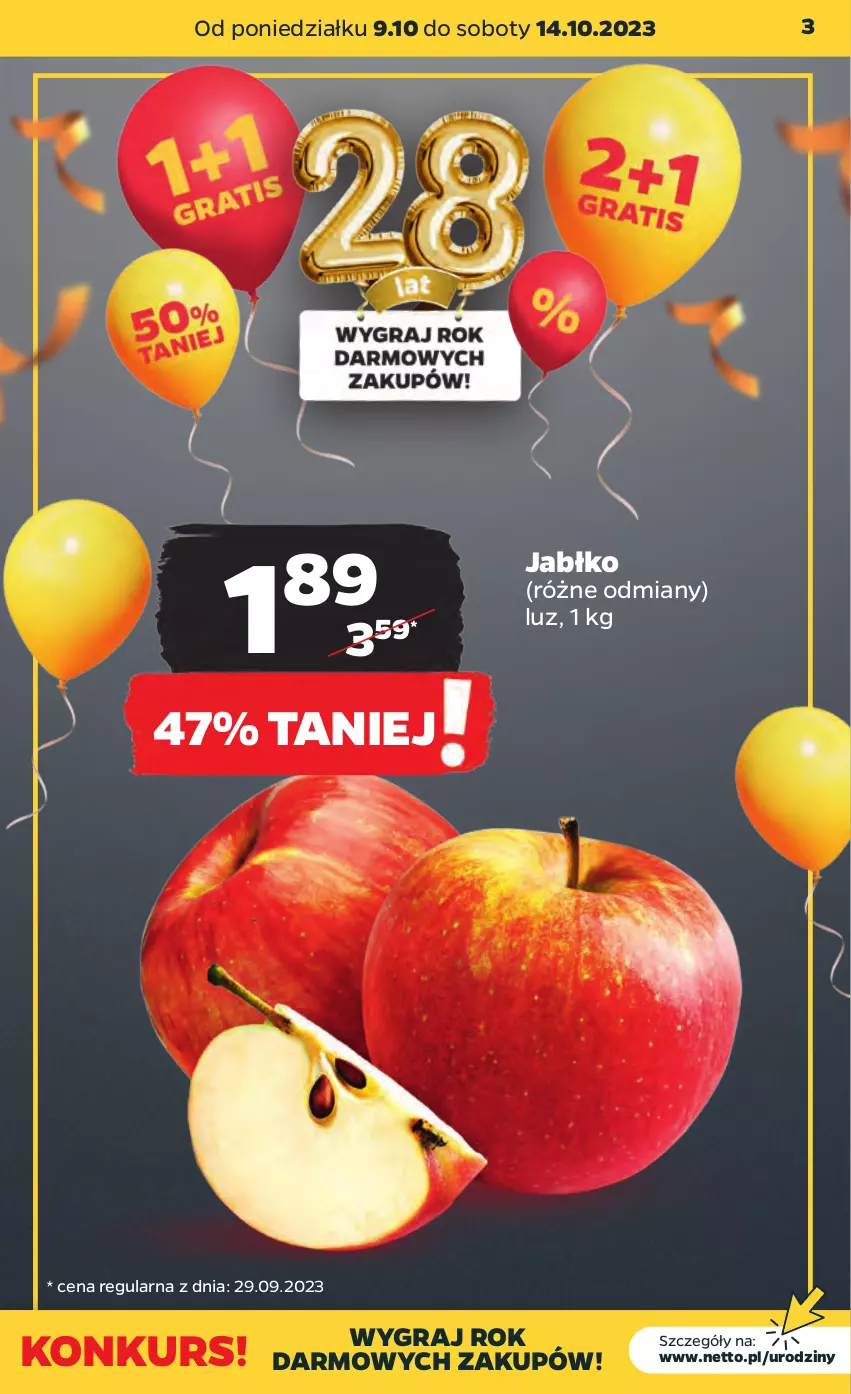 Gazetka promocyjna Netto - Artykuły spożywcze - ważna 09.10 do 14.10.2023 - strona 3 - produkty: Gra