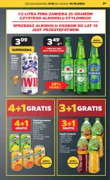Gazetka promocyjna Netto - Artykuły spożywcze - Gazetka - ważna od 14.10 do 14.10.2023 - strona 21 - produkty: Piwa, Piwo, Gin, Gra, Heineken, Napój gazowany, Tymbark, Napój, Mięta