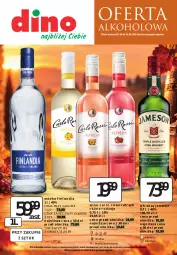 Gazetka promocyjna Dino - Oferta alkoholowa - Gazetka - ważna od 26.09 do 26.09.2026 - strona 1 - produkty: Whiskey, Jameson, Finlandia, Wódka, Wino, Carlo Rossi