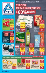 Gazetka promocyjna Aldi - Pełna oferta - Gazetka - ważna od 10.01 do 10.01.2026 - strona 1 - produkty: Kurczak, Sajgonki, Mięso mielone z szynki, Mięso mielone, Warzywa, Sos, Ser, Gin, Smakowita, Kawa ziarnista, Królewski, Bell, Jaja, Czajnik, Parówki, Mięsne specjały, Dallmayr, Kawa, Oliwa z oliwek, Bella, Pomidory, Mięso, Oliwa