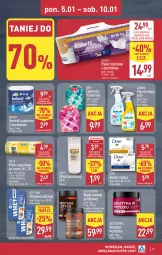 Gazetka promocyjna Aldi - Pełna oferta - Gazetka - ważna od 10.01 do 10.01.2026 - strona 19 - produkty: Ludwik, Por, Papier, Bref, Kostka myjąca, Chia, Papier toaletowy, Dove, Ręcznik, Rolki, Sport, Płyn do mycia, Odżywka, Ręczniki papierowe, Napój