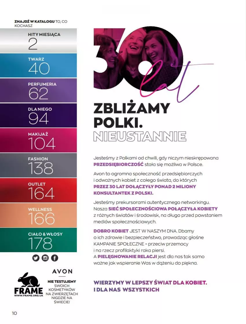 Gazetka promocyjna Avon - Katalog Avon 3/2022 kampania marzec - ważna 01.03 do 31.03.2022 - strona 10 - produkty: Koc, Lion, Piec, Zdrowie, Zwierzęta