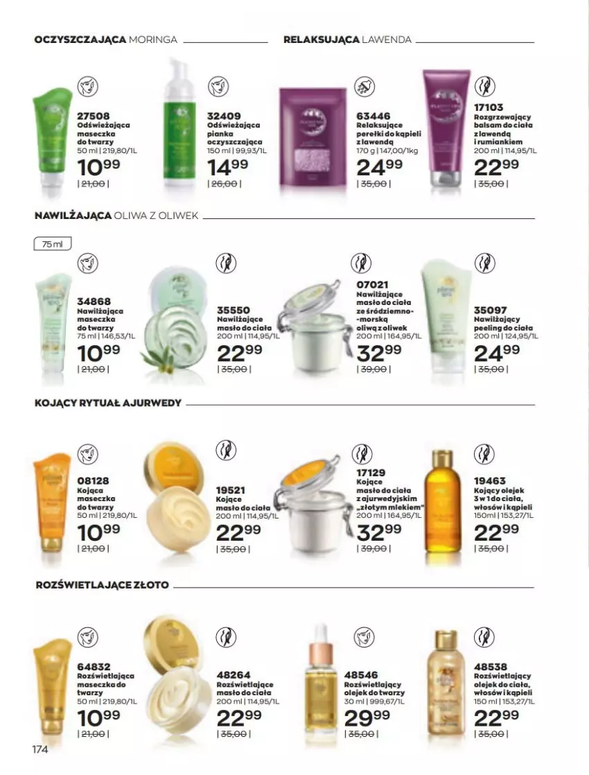 Gazetka promocyjna Avon - Katalog Avon 3/2022 kampania marzec - ważna 01.03 do 31.03.2022 - strona 174 - produkty: Balsam do ciała, Masło, Masło do ciała, Olej, Oliwa z oliwek, Rum