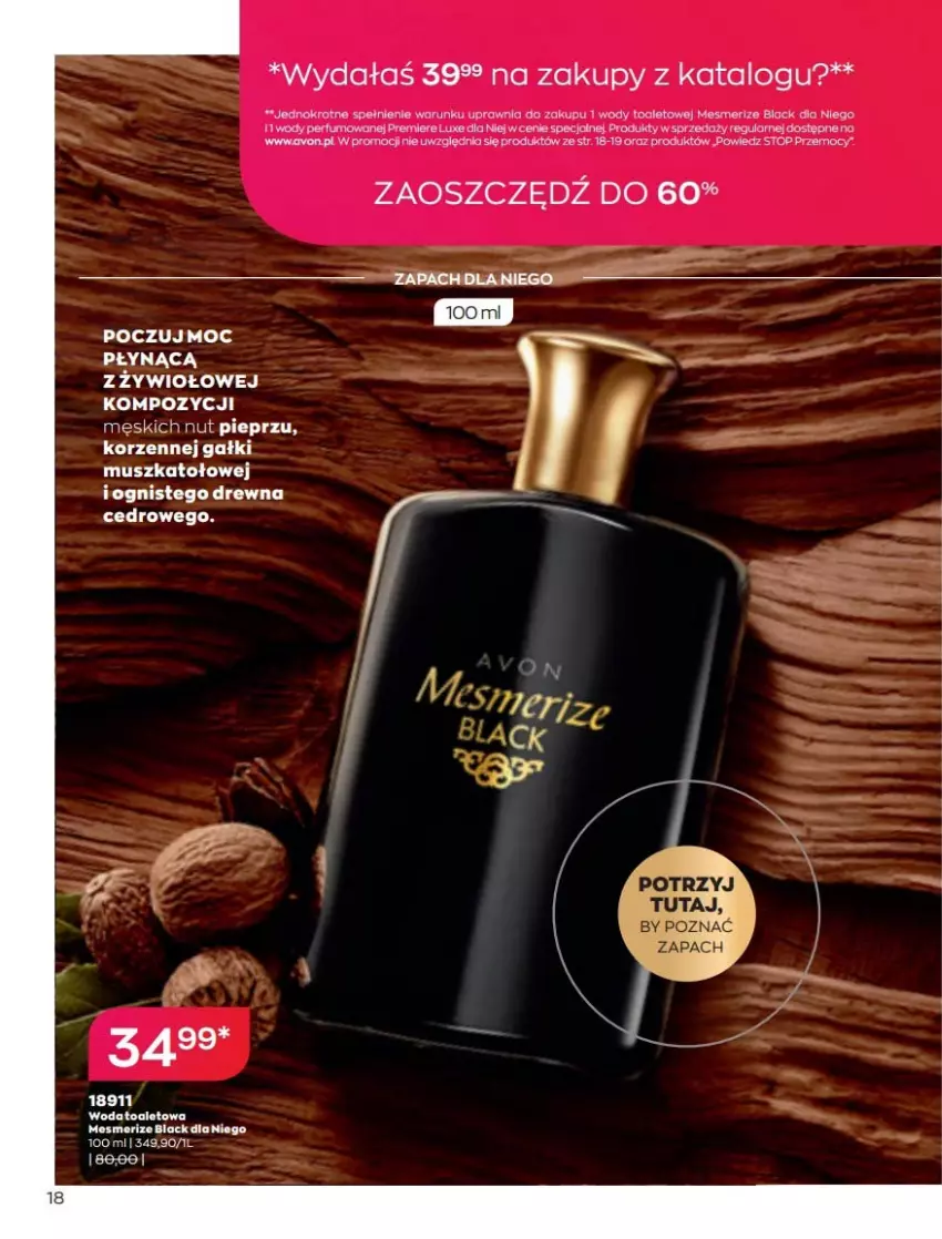 Gazetka promocyjna Avon - Katalog Avon 3/2022 kampania marzec - ważna 01.03 do 31.03.2022 - strona 18 - produkty: Lack, Mus, Perfum, Pieprz, Premiere, Top, Woda, Woda toaletowa