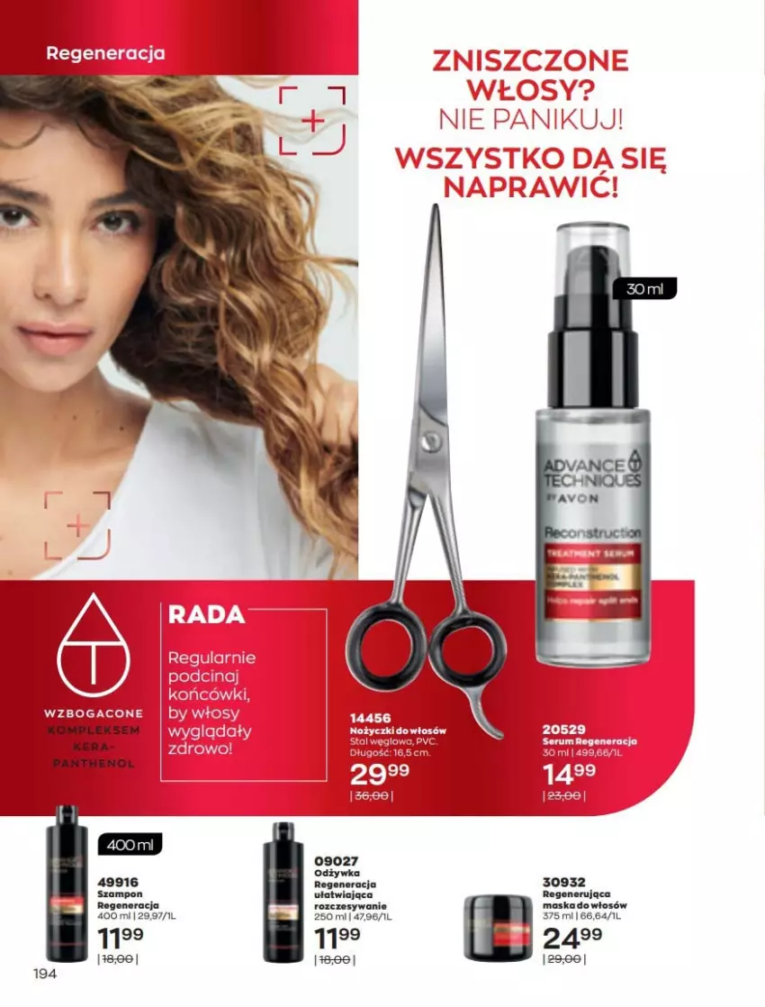 Gazetka promocyjna Avon - Katalog Avon 3/2022 kampania marzec - ważna 01.03 do 31.03.2022 - strona 194 - produkty: Maska, Maska do włosów, Szampon