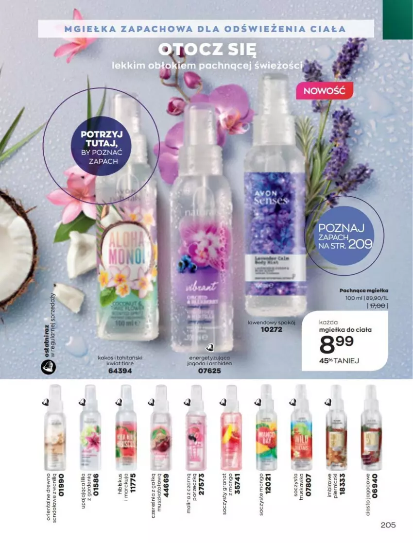 Gazetka promocyjna Avon - Katalog Avon 3/2022 kampania marzec - ważna 01.03 do 31.03.2022 - strona 205 - produkty: Kokos, LG