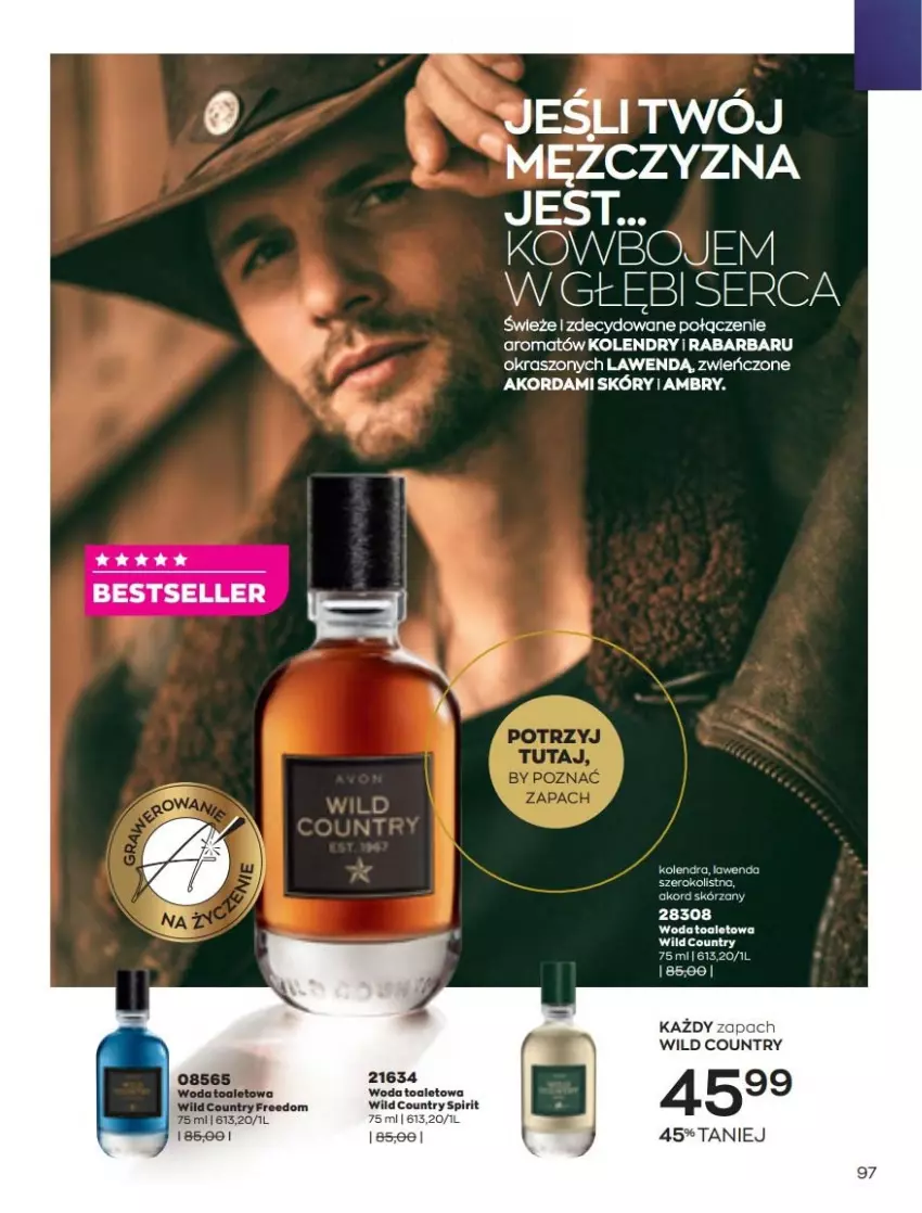 Gazetka promocyjna Avon - Katalog Avon 3/2022 kampania marzec - ważna 01.03 do 31.03.2022 - strona 97 - produkty: Ser, Woda, Woda toaletowa