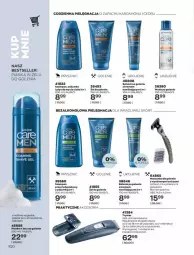Gazetka promocyjna Avon - Katalog Avon 3/2022 kampania marzec - Gazetka - ważna od 31.03 do 31.03.2022 - strona 100 - produkty: Balsam po goleniu, Woda po goleniu, Szynka, Szampon, Bateria, Maszynka, Odżywka, Maszynka do golenia, Woda