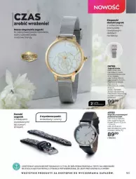 Gazetka promocyjna Avon - Katalog Avon 3/2022 kampania marzec - Gazetka - ważna od 31.03 do 31.03.2022 - strona 161 - produkty: Zegarek, Top, Cynk, Pasek, Zegar, Bateria