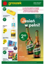 Gazetka promocyjna Groszek - Gazetka - Gazetka - ważna od 02.11 do 02.11.2021 - strona 1 - produkty: Piwa, Majonez, Ser, Gra, Złoty Mazur, Chipsy, Czekolada, Mleko