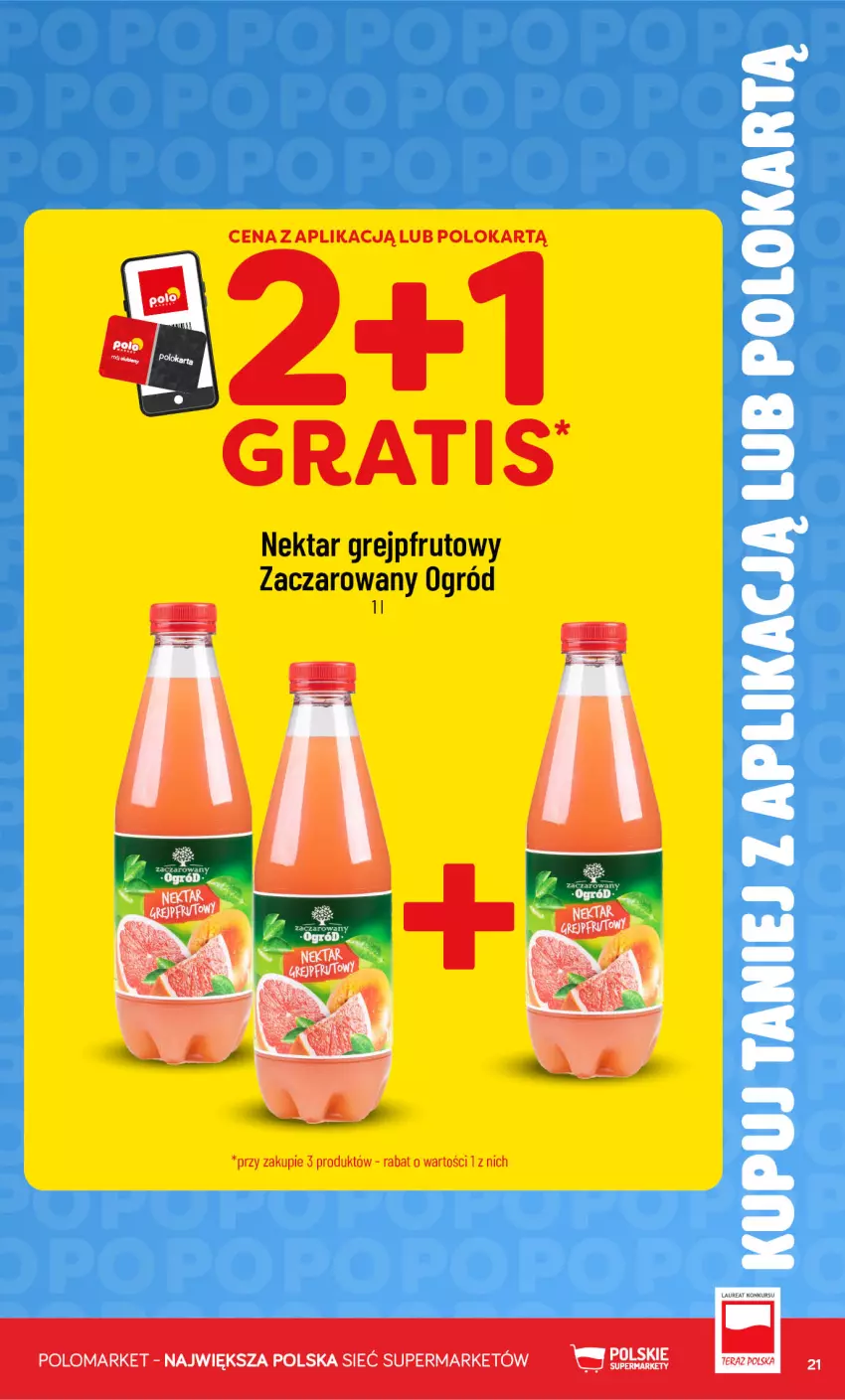 Gazetka promocyjna PoloMarket - Katalog Kupuj taniej z POLOappką - ważna 28.10 do 03.11.2026 - strona 21 - produkty: Grejpfrut, Nektar, Ogród