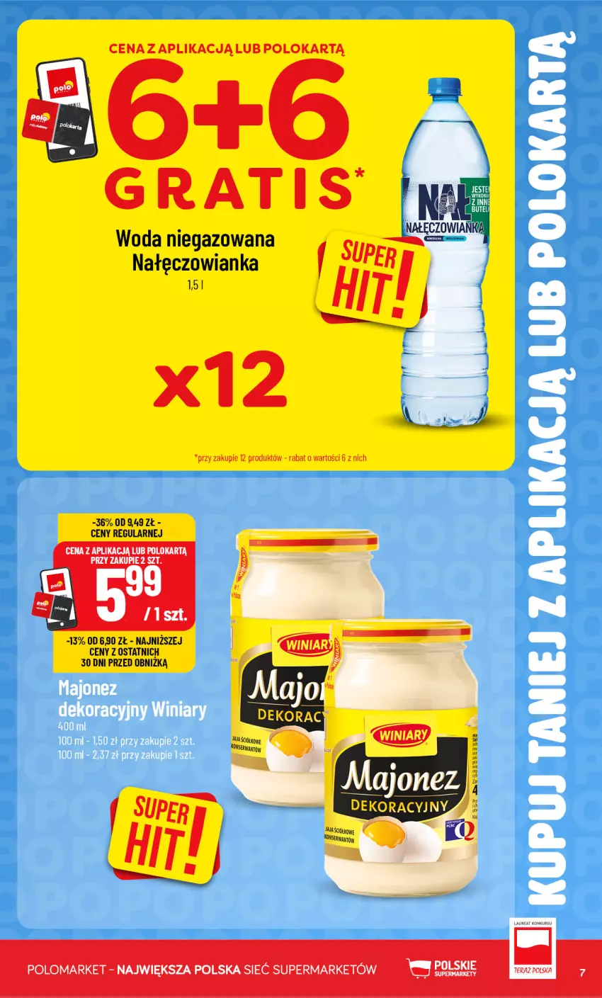 Gazetka promocyjna PoloMarket - Katalog Kupuj taniej z POLOappką - ważna 28.10 do 03.11.2026 - strona 7 - produkty: Jaja, Laur, Ser, Tera, Woda, Woda niegazowana