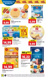 Gazetka promocyjna Lidl - GAZETKA - Gazetka - ważna od 11.01 do 11.01.2023 - strona 28 - produkty: Mozzarella, Ser, Por, Gra, Danone, Złoty Mazur, Jogurt owocowy, Jogurt, Actimel, Sałat, Pilos, Camembert, Kokos